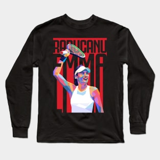 Emma Raducanu Pop Art Long Sleeve T-Shirt